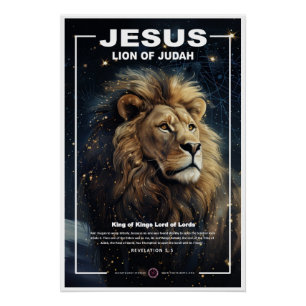 Jesus - Löwe König 3 Poster