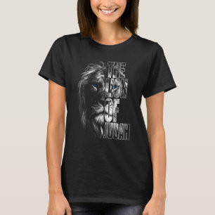 Jesus Löwe von Juda Christlicher Löwe des Stammes T-Shirt