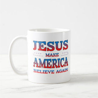Jesus macht Amerika wieder zum Christlichen Glaube Kaffeetasse
