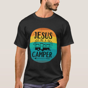 Jesus macht mich zu einem glücklichen Camper Campi T-Shirt
