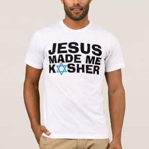 JESUS machte mich KOSHER, messianischer jüdischer T-Shirt