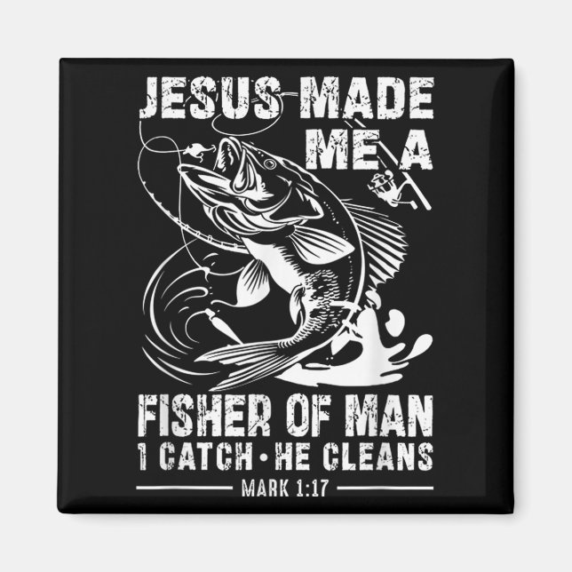 Jesus machte mich zu einem Menschenfischer Markus  Magnet (Vorne)