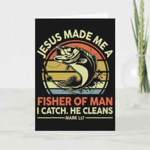 Jesus machte mich zum Menschenfischer Lustiger B-V Karte