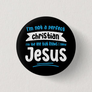 Jesus Männer Frauen Kinder Spaß Christlich Bibel G Button