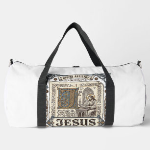 Jesus-Manuskript Jesus Christlicher Glaube Vintage Duffle Bag