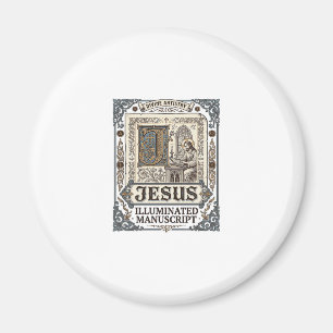Jesus-Manuskript Jesus Christlicher Glaube Vintage Magnet