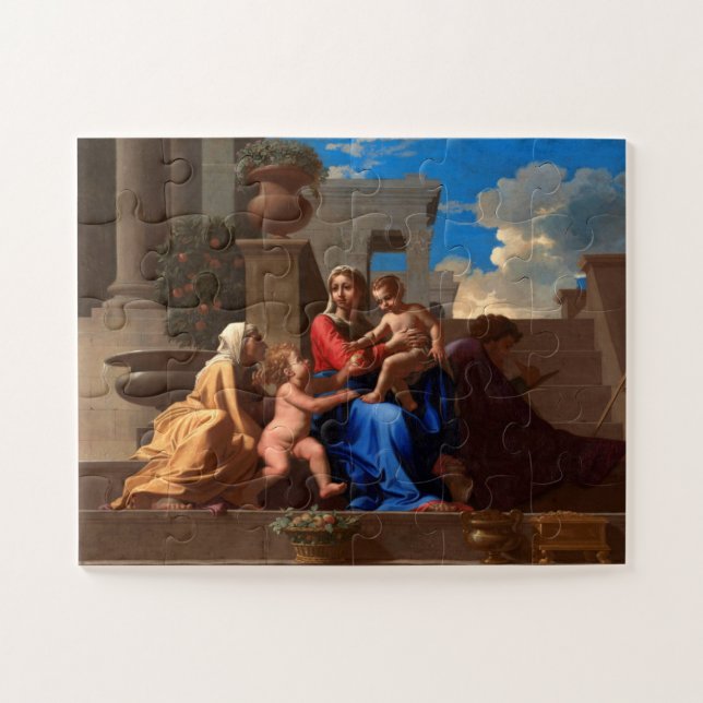 Jesus, Maria und Joseph Puzzle (Horizontal)