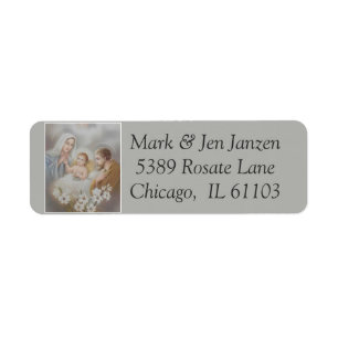 Jesus Mary Joseph Nativity Manager Blume