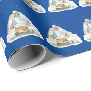 Jesus, Mary, Joseph, Weihnachten Geschenkpapier