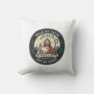 Jesus Matcha Cafe Trend Shirt Christliches Grafik_ Kissen