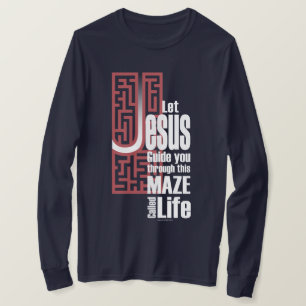 Jesus Maze Basic Long Sleeve T - Shirt