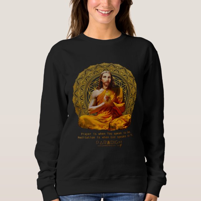 Jesus Meditation Sweatshirt (Vorderseite)