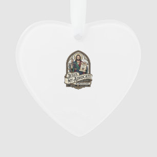 Jesus mein Anwalt Jesus Gerichts Anwalt Christi Ornament