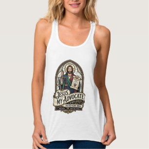 Jesus mein Anwalt Jesus Gerichts Anwalt Christi Tank Top