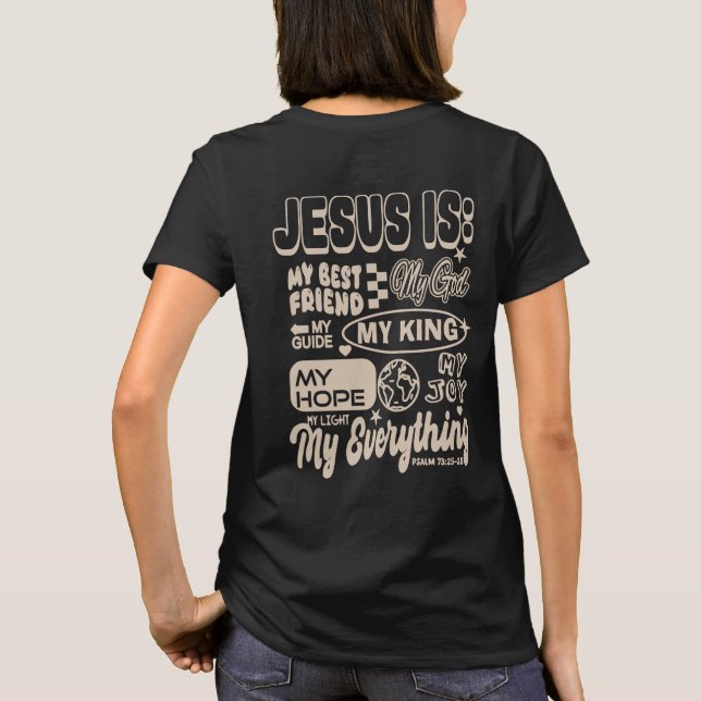 Jesus mein bester Freund T-Shirt (Rückseite)