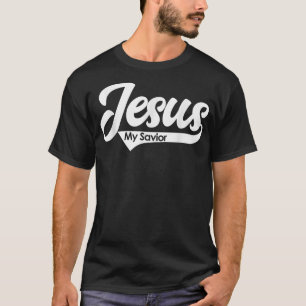 Jesus mein Erretter Glaube basiert Christliches Zi T-Shirt