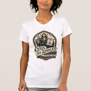 Jesus mein Fürsprecher Jesus Gerichtssaal Anwalt C T-Shirt
