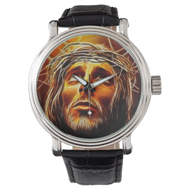 Jesus: Mein Gott, warum du mich aufgegeben hast Armbanduhr (Vorderseite)