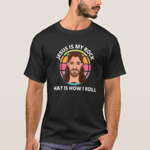Jesus mein Rock, wie ich Christlichen Glauben Lord T-Shirt
