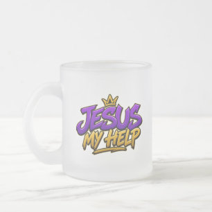 Jesus meine Hilfe Mattglastasse