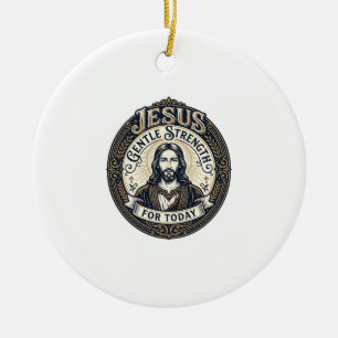 Jesus Memory Care Alzheimer Pflegekraft Shirt Chri Keramik Ornament