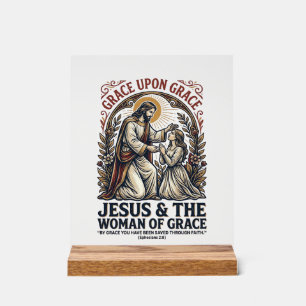 Jesus Menopause Midlife Frauen Ermutigung Shirt  Acrylschild