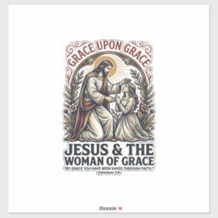 Jesus Menopause Midlife Frauen Ermutigung Shirt Aufkleber