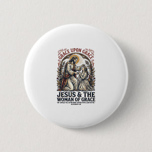 Jesus Menopause Midlife Frauen Ermutigung Shirt  Button
