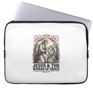Jesus Menopause Midlife Frauen Ermutigung Shirt  Laptopschutzhülle