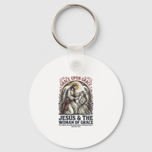 Jesus Menopause Midlife Frauen Ermutigung Shirt Schlüsselanhänger
