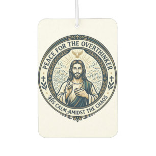 Jesus Mental Health Bekräftigungen T-Shirt Inspiri Autolufterfrischer