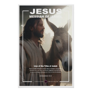 Jesus - Messias Israels Poster