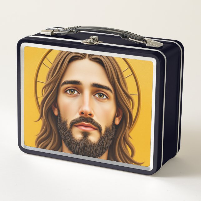 JESUS METALL BROTDOSE (Vorderseite)