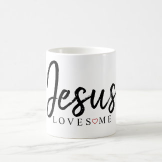 Jesus mich mit dem Roten Herz| Kaffeetasse