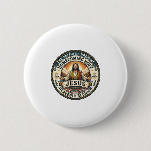 Jesus Militärpartner Wartende Ehefrau T-Shirt Insp Button
