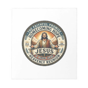 Jesus Militärpartner Wartende Ehefrau T-Shirt Insp Notizblock