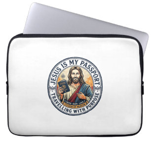 Jesus Missionar Globales Missions-Shirt Christlich Laptopschutzhülle