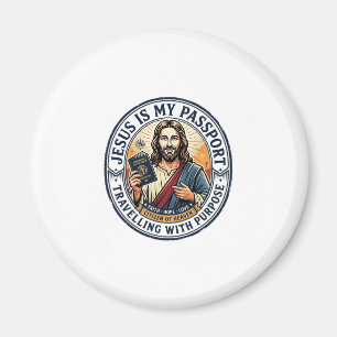 Jesus Missionar Globales Missions-Shirt Christlich Magnet