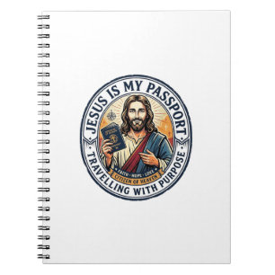 Jesus Missionar Globales Missions-Shirt Christlich Notizblock