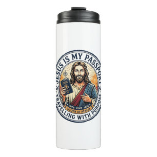 Jesus Missionar Globales Missions-Shirt Christlich Thermosbecher