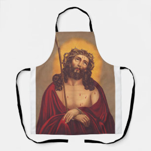 Jesus mit Dornen gekrönt Traurige Kunst Schürze