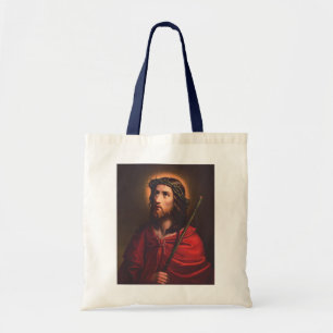 Jesus mit Dornenkrone Tragetasche