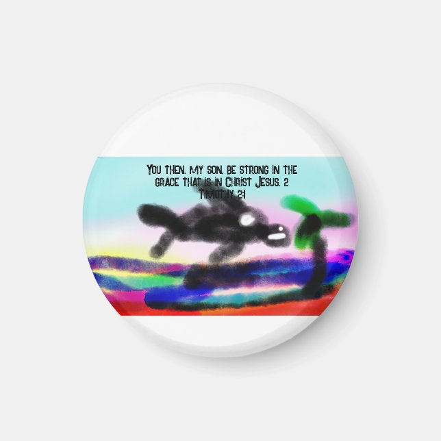 Jesus mit uns  magnet (Vorne)