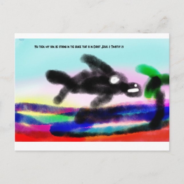 Jesus mit uns  postkarte (Vorderseite)