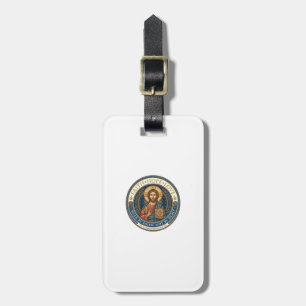 Jesus Mönchische Kontemplative Spiritualität Grafi Gepäckanhänger