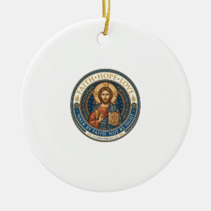 Jesus Mönchische Kontemplative Spiritualität Grafi Keramik Ornament