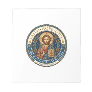 Jesus Mönchische Kontemplative Spiritualität Grafi Notizblock