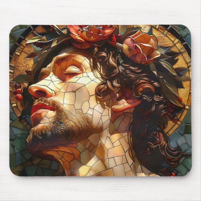 Jesus Mosaic Mousepad (Vorne)