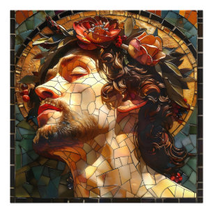 Jesus-Mosaik Fotodruck