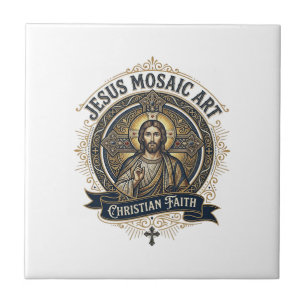 Jesus-Mosaik-Kunst Jesus-Mosaik-Kunst Christlicher Fliese